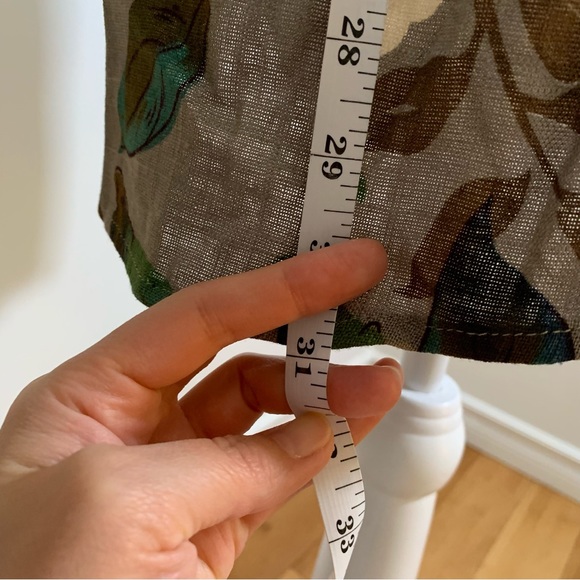 Floral print Linen Summer Dress / top - Picture 10 of 14